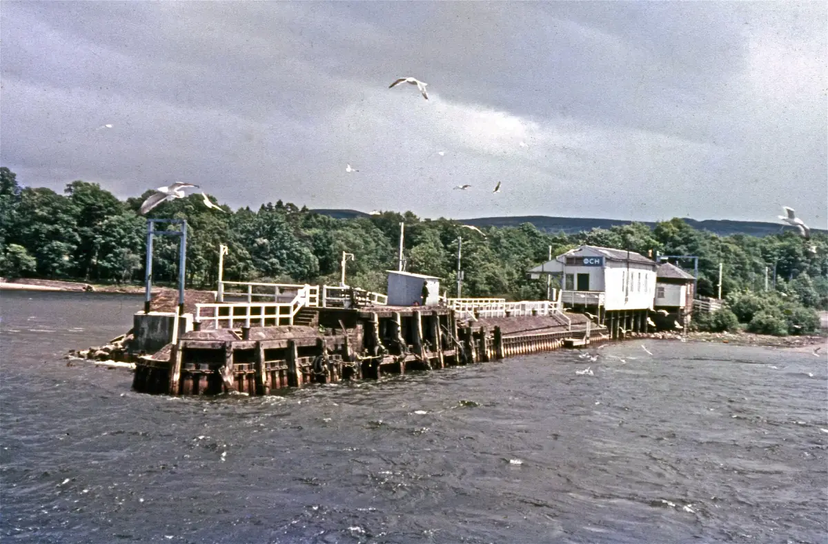 The old Balloch pier station on the loch