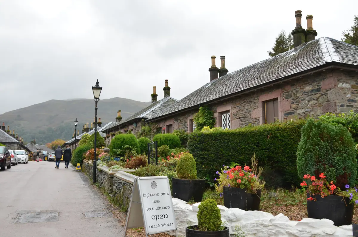 Cottages on Pier Road in Luss