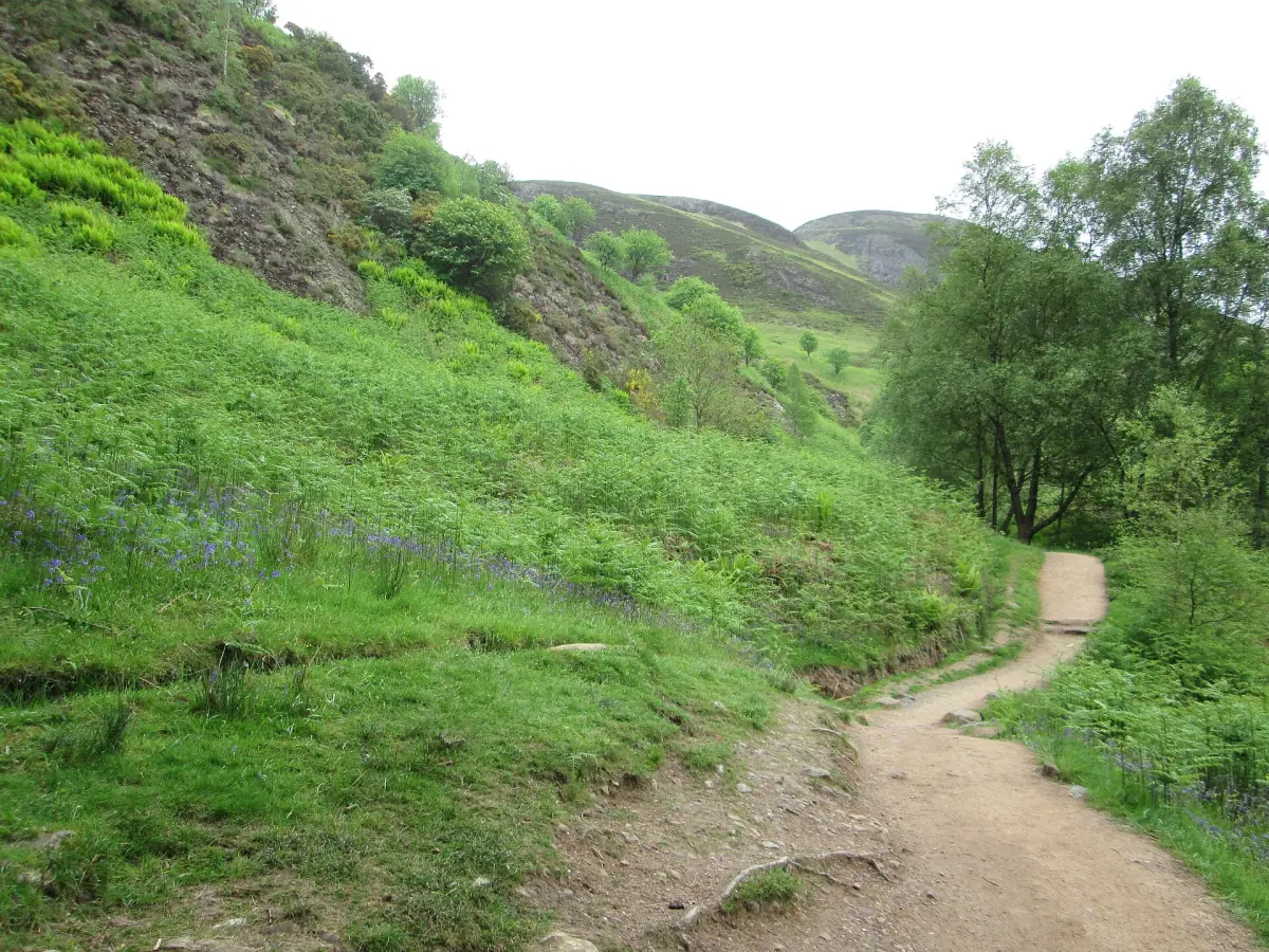 The path leading up to Conic Hill